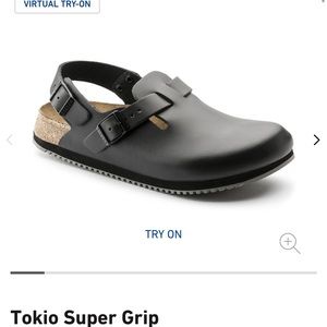 black birkenstock clogs